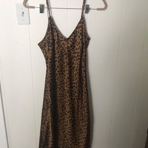 Target Leopard Slip dress